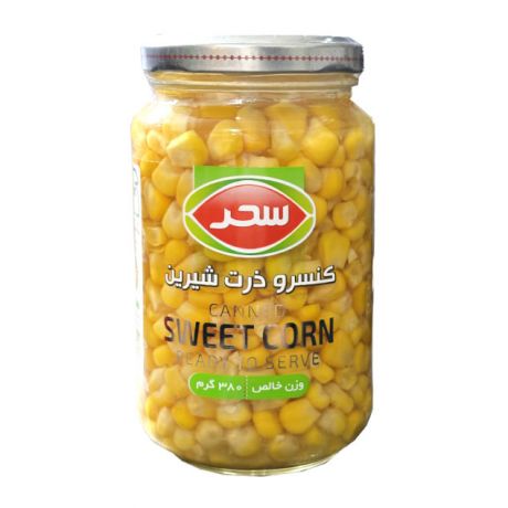 کنسرو ذرت شیرین سحر 380 گرمی