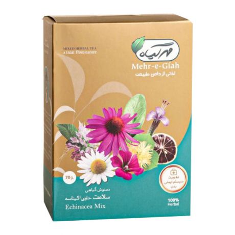 دمنوش گیاهی سلامت حاوی اکیناسه مهرگیاه 70 گرم