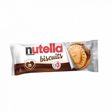 بیسکویت کرمدار کاکائو نوتلا nutella حجم 41 گرم
