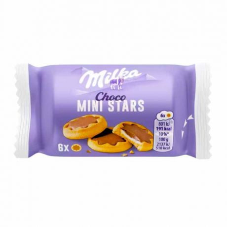 مینی چوکو بیسکویت استار میلکا milka حجم 37 گرم