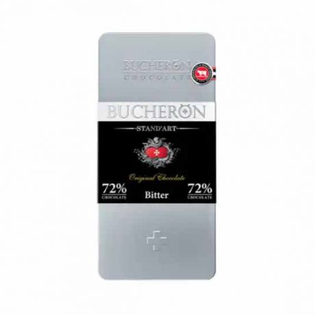شکلات تلخ 72 درصد بوچرون Bucheron مدل Bitter حجم 100 گرم