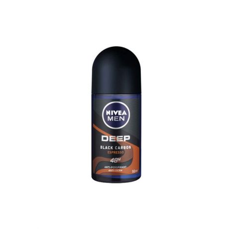 مام ضد تعریق نیوآ Nivea مدل مدل Deep Black Carbon Espresso حجم 50 میل