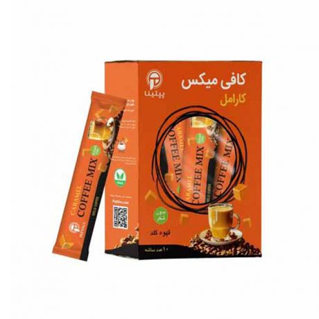 کافی میکس کاراملی (قهوه گلد) بدون شکر پپتینا 10 عدد ساشه