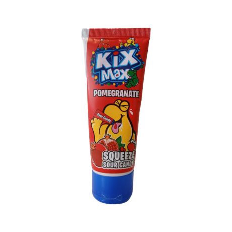 POMEGRANATE ترش تیوپی Kix Max   کیکس مکس 85 گرمی