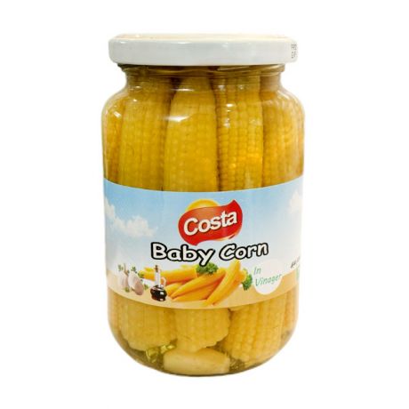 بچه ذرت با طعم سیر Costa کاستا 370 گرم