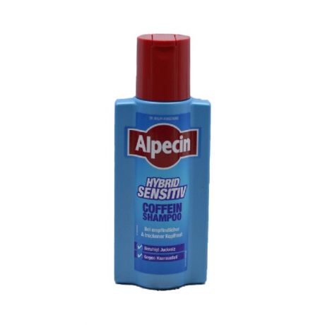 شامپو کافیین HYBRID SENSITIVE Alpecin آلپسین 250 میلی