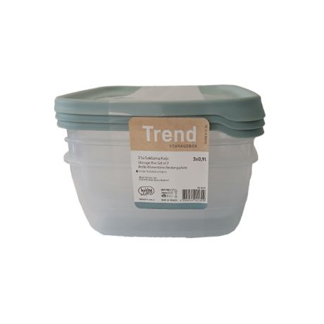 ظرف درب دار 3 تایی Trend ترند