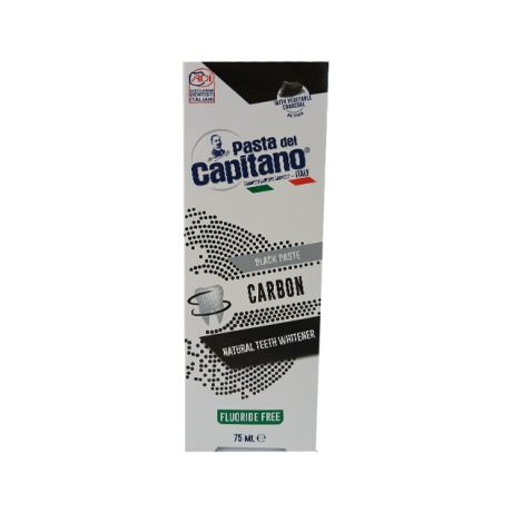 خمیردندان Capitano CARBON کاپیتانو 75 میلی
