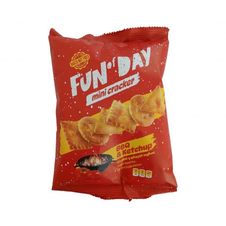 مینی کراکر باربکیو و کچاپ FUN of DAY فان و دی 50 گرمی