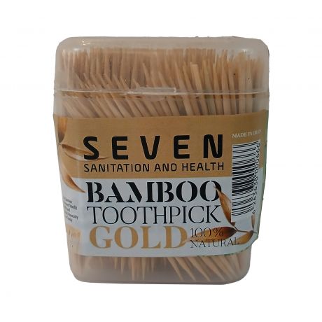 خلال دندان SEVEN BAMBOO TOOTHPICK GOLD سون