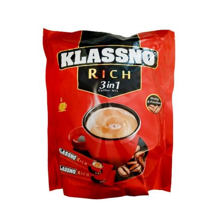 پودر مخلوط قهوه فوری با شکر KLASSNO Rich کلاسنو 20 عددی