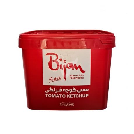 سس گوجه فرنگی KETCHUP دبه ای بیژن 8700 گرمی (9کیلویی)