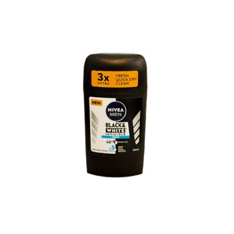 مام استیک مردانه NIVEA BLACK&WHITE نیوآ 50 میلی