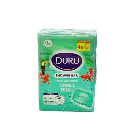 صابون حمام 4 عددی DURU JUNGLE FRESH دورو 600 گرمی