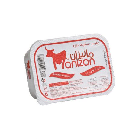 پنیر سفید تازه مانیزان 400 گرمی
