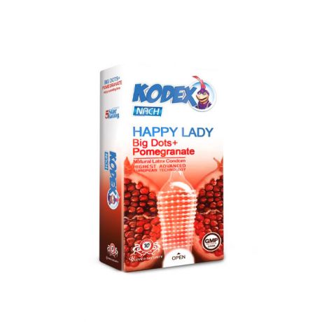 کاندوم خاردار ژل انار کدکس 10 عددی