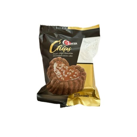 کیک کاکائویی با کرم کاکائو CAMPER Chips نظری 65 گرمی