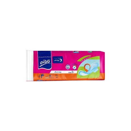 نوار بهداشتی بالدار ویژه روز تافته بسته 10 عددی