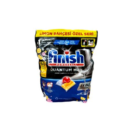 قرص ماشین ظرفشویی finish QUANTUM MAX فینیش 50 عددی