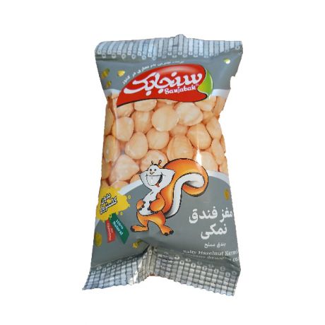 مغز فندق نمکی سنجابک 32 گرمی