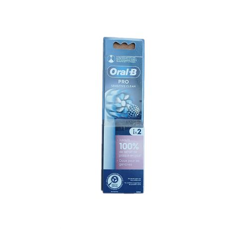 یدک مسواک برقی 2 عددی Oral B PRO SENSITIVE CLEAN اورال بی 