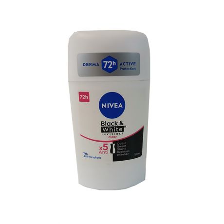 مام استیک زنانه NIVEA Black & White نیوآ 50 میلی