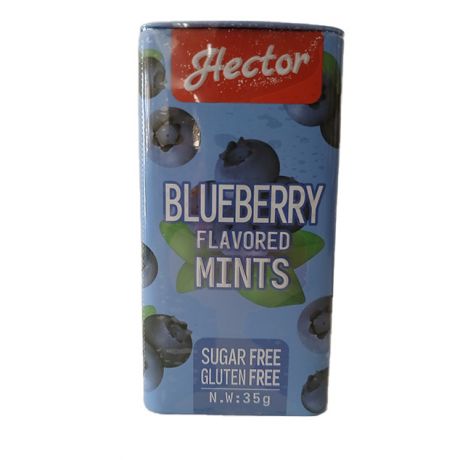قرص جویدنی نعناع با طعم بلوبری Hector هکتور 35 گرمی