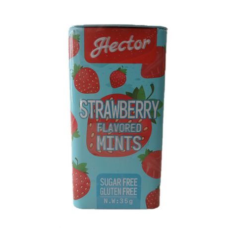 قرص جویدنی نعناع با طعم توت فرنگی Hector هکتور 35 گرمی