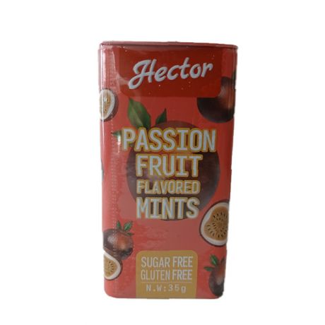 قرص جویدنی نعناع با طعم پشن فروت Hector هکتور 35 گرمی