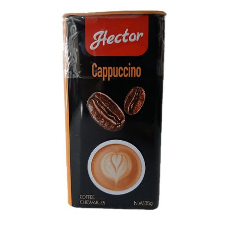 قرص جویدنی قهوه با طعم کاپوچینو Hector هکتور 35 گرمی