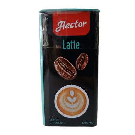 قرص جویدنی قهوه با طعم لته Hector هکتور 35 گرمی