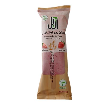 بستنی جو توت فرنگی آژیل 60 گرمی
