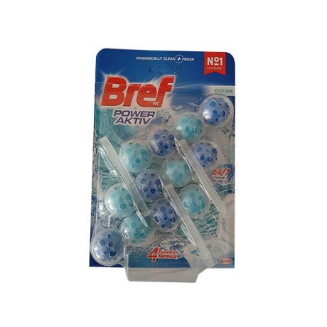 خوشبوکننده و ضدعفونی کننده توالت فرنگی Bref OCEAN برف 3 عددی