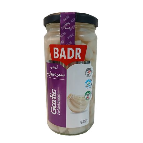 ترشی سیر مروارید بدر 380 گرمی