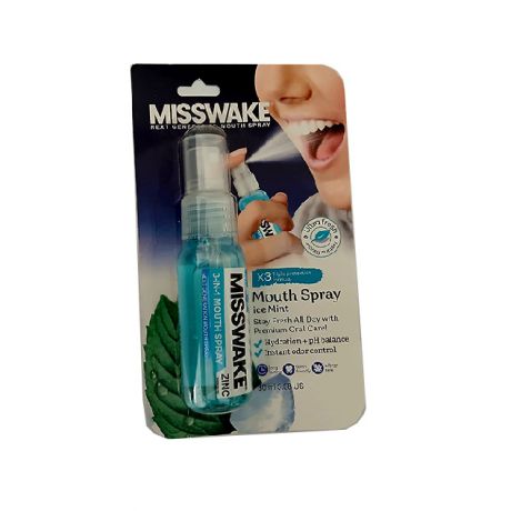 اسپری خوشبوکننده دهان MISSWAKE میسویک با رایحه نعنا یخی 30 میلی 