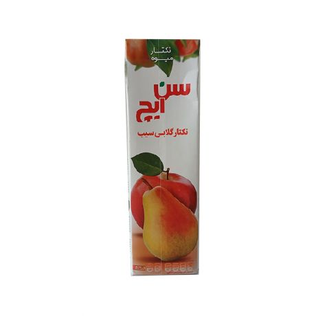نکتار گلابی سیب سن ایچ 1 لیتری 