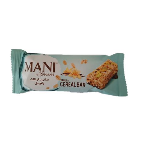 مانی بار غلات وانیل 25 گرمی