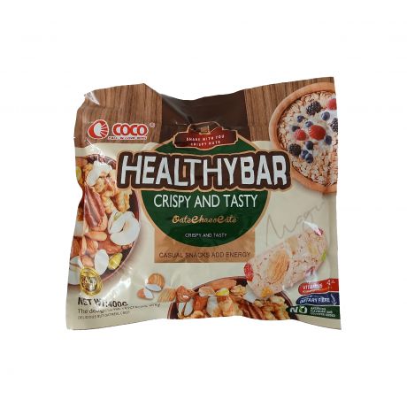 نات بار شکلاتی HEALTHYBAR ترد و خوشمزه 400 گرمی