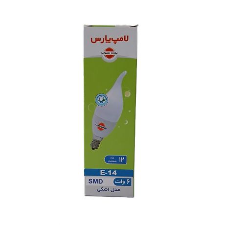 لامپ اشکی آفتابی 6 وات E-14 SMD پارس شهاب