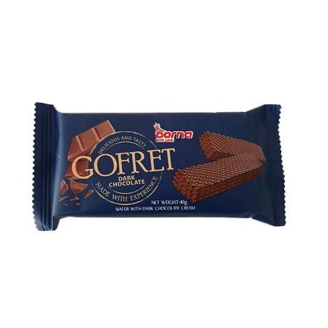 ویفر کاکائویی دارک GOFRET درنا 40 گرمی