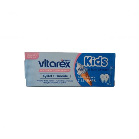 خمیر دندان کودک با طعم بستنی Vitarex ویتارکس 80 گرمی