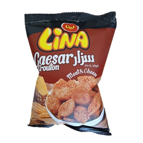 کروتان سزار گوشت و پنیر لینا 50 گرمی
