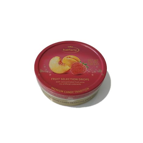 آبنبات با طعم هلو و توت فرنگی Kalfany کالفانی 150 گرمی