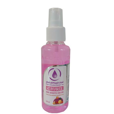 محلول ضدعفونی کننده با رایحه میوه ها اسپری KOMAKOL کماکل 120 میلی 