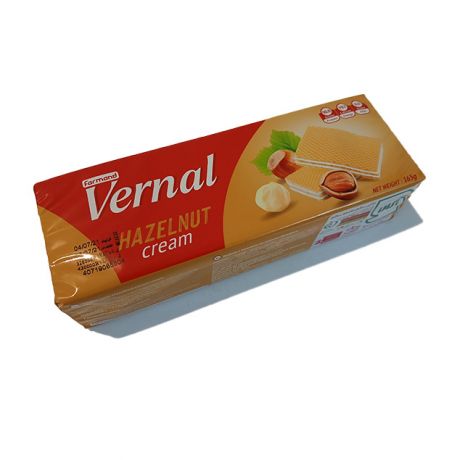 ویفر با کرم کاکائو فندقی Vernal فرمند 165 گرمی