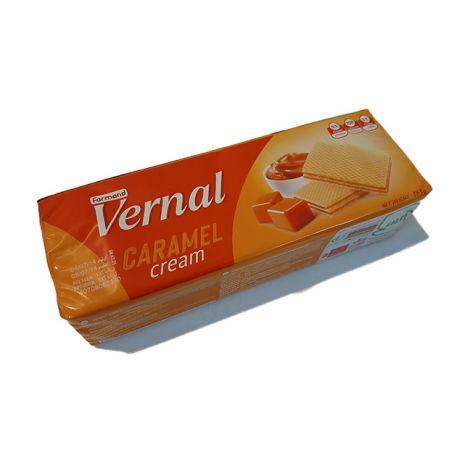 ویفر با کرم کاراملی Vernal فرمند 165 گرمی