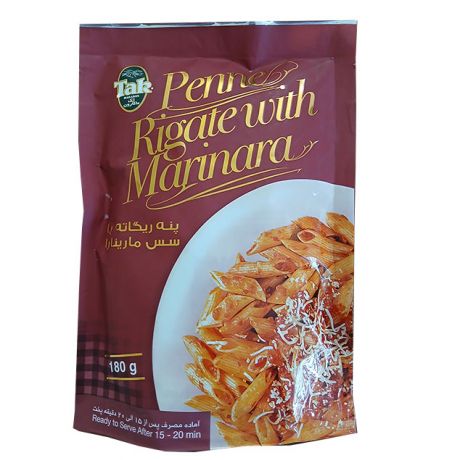 پاستا پنه ریگاته با سس مارینارا Tak تک 180 گرمی