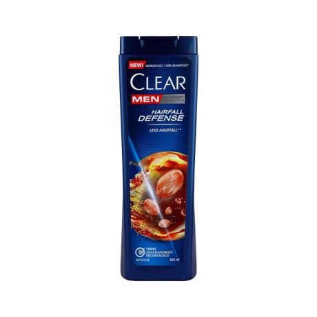 شامپو ضد شوره آقایان مخصوص موهای دارای ریزش (تقویت کننده) CLEAR کلیر 400 میلی لیتر