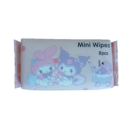 دستمال مرطوب Mini Wipes کوچک 8 عددی 