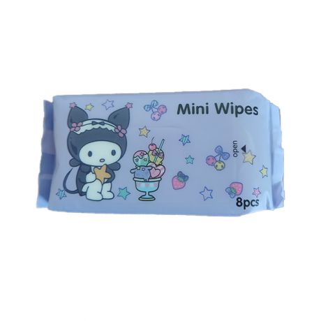 دستمال مرطوب Mini Wipes کوچک 8 عددی 